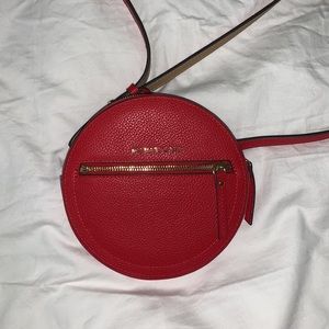 Michael Kors circle leather belt bag (RED)